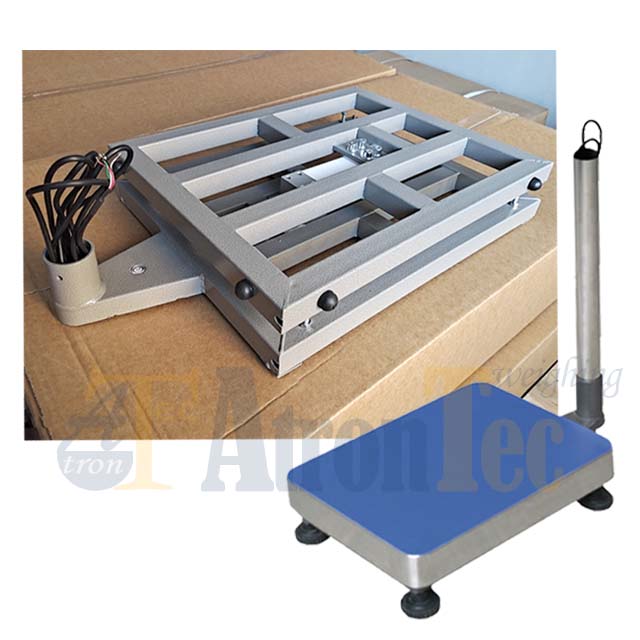 60kg Capacity Carbon Steel Structure Bench Weighing Scale with Bright ...