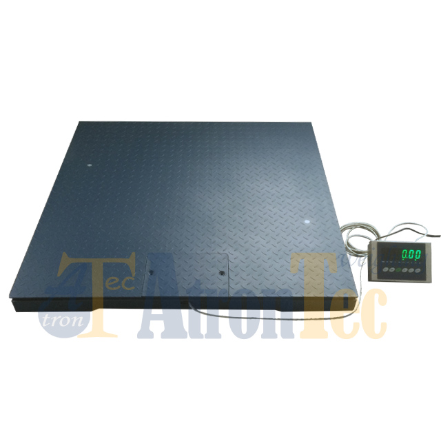 Double Deck Carbon Steel Floor Weighing Scale with Surface Spray Treatment