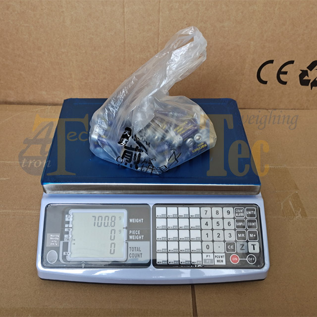 30kg Capacity Large LCD Display Counting Scale with Piece Weight Memory