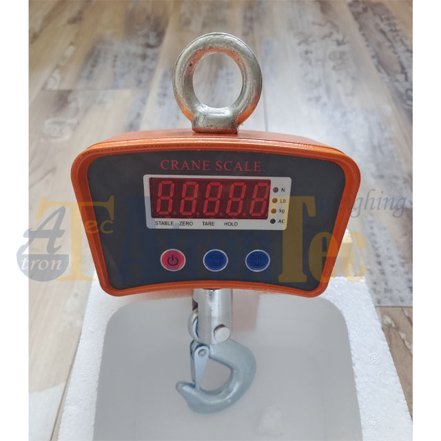 LED Display 1T Capacity Electronic Crane Scale, Portable Handheld